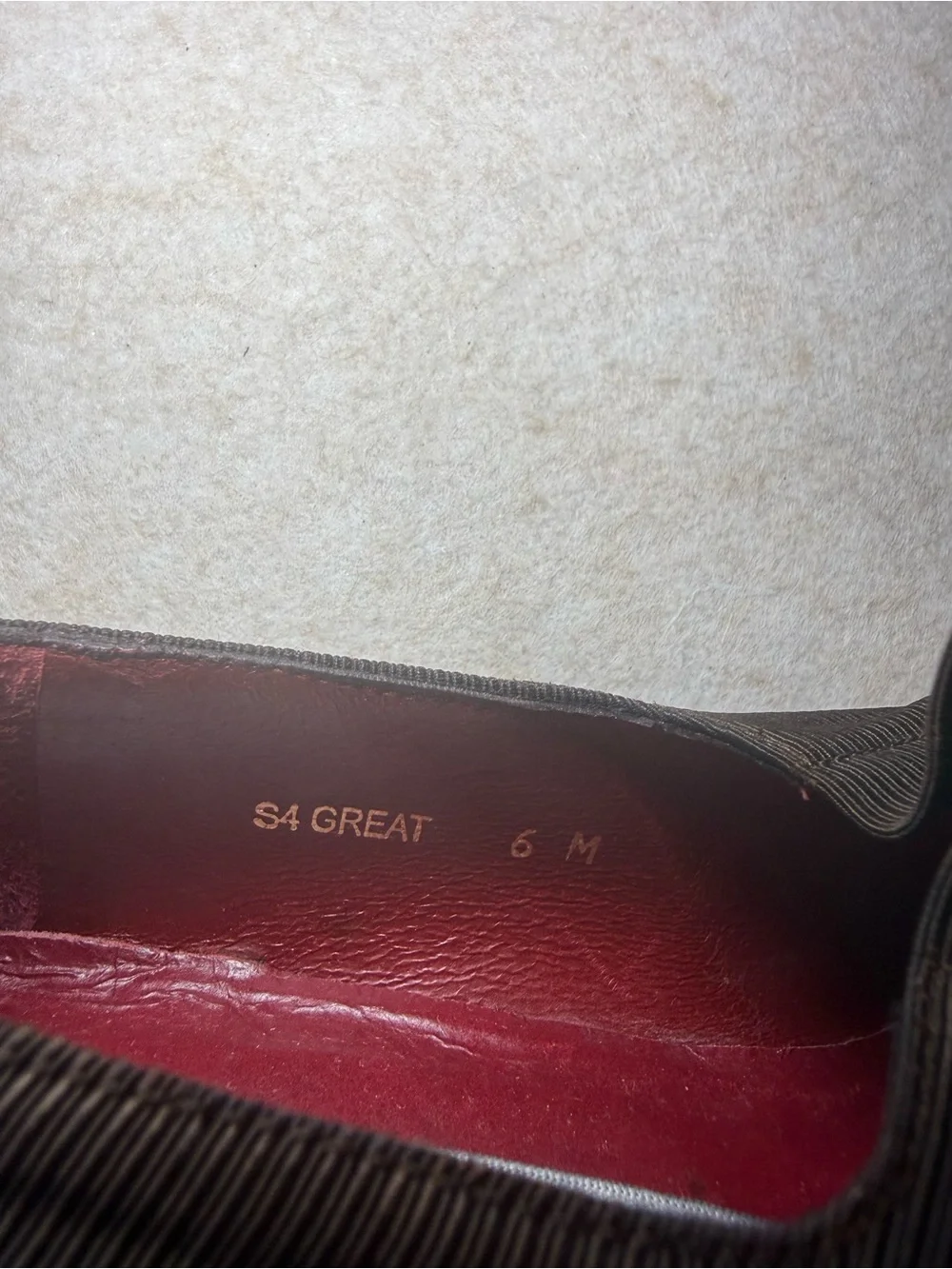 Donald J. Pliner Ribbed Brown Espresso S4 Great Slip On Loafers Flats Size 6M